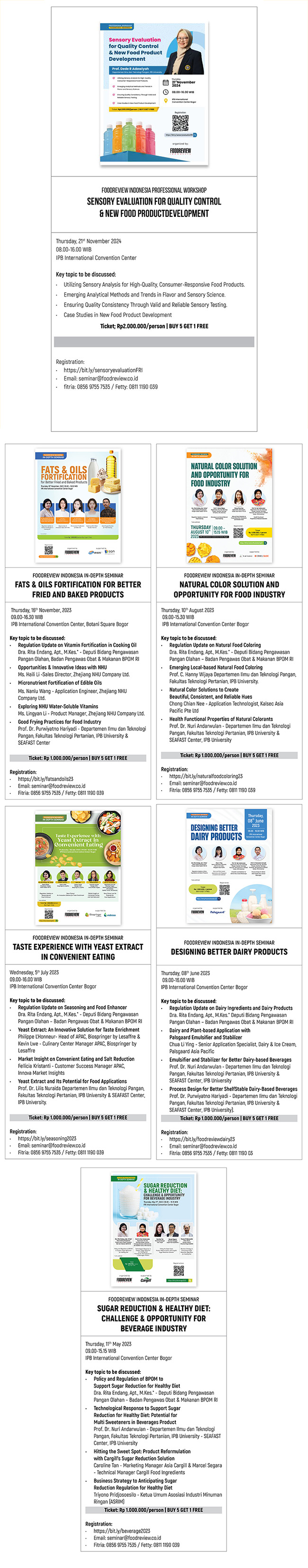 EVENT OF FOODREVIEW INDONESIA